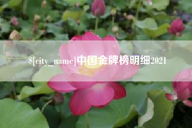 齐齐哈尔中国金牌榜明细2021
