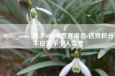 齐齐哈尔男子5000米世界排名-这些积分不仅关乎个人荣誉