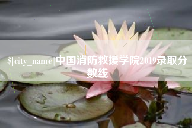 齐齐哈尔中国消防救援学院2019录取分数线