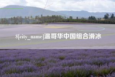 齐齐哈尔温哥华中国组合滑冰