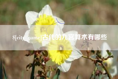 齐齐哈尔古代的九宫算术有哪些