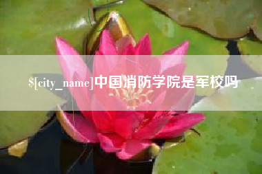 齐齐哈尔中国消防学院是军校吗