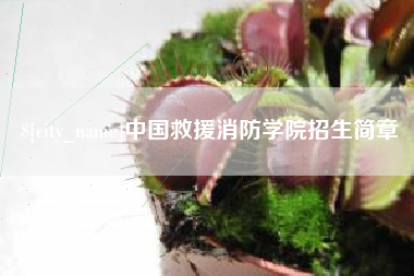 齐齐哈尔中国救援消防学院招生简章