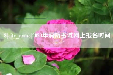 齐齐哈尔2020年消防考试网上报名时间