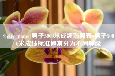 齐齐哈尔男子5000米成绩对照表-男子5000米成绩标准通常分为不同等级