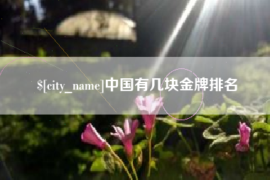 齐齐哈尔中国有几块金牌排名