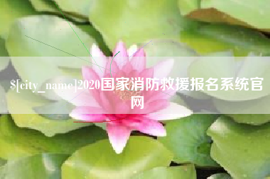 齐齐哈尔2020国家消防救援报名系统官网