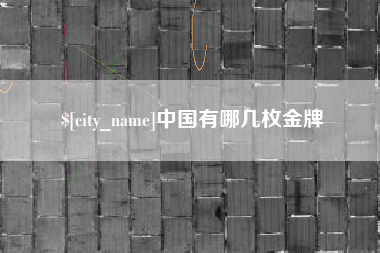 齐齐哈尔中国有哪几枚金牌