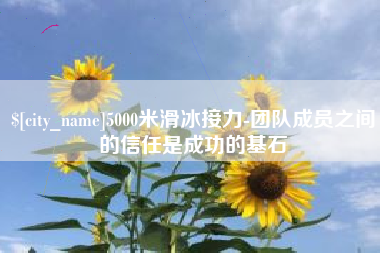 齐齐哈尔5000米滑冰接力-团队成员之间的信任是成功的基石