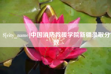 齐齐哈尔中国消防救援学院新疆录取分数