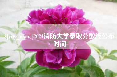 齐齐哈尔2024消防大学录取分数线公布时间