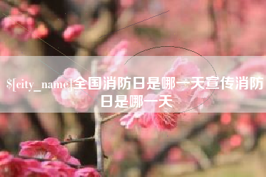 齐齐哈尔全国消防日是哪一天宣传消防日是哪一天