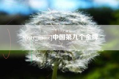 齐齐哈尔中国第九个金牌