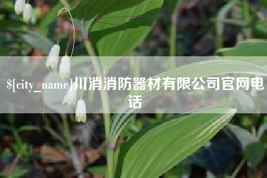 齐齐哈尔川消消防器材有限公司官网电话