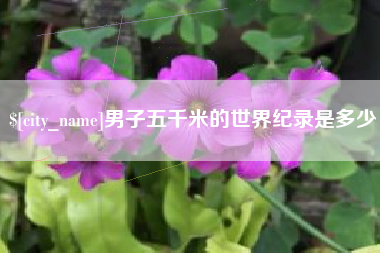 齐齐哈尔男子五千米的世界纪录是多少