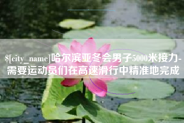 齐齐哈尔哈尔滨亚冬会男子5000米接力-需要运动员们在高速滑行中精准地完成