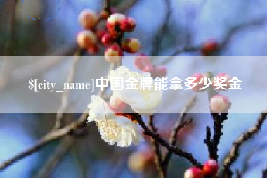 齐齐哈尔中国金牌能拿多少奖金