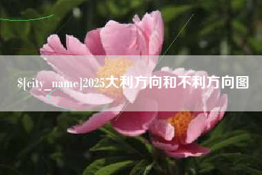 齐齐哈尔2025大利方向和不利方向图