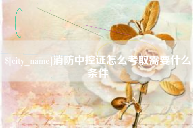 齐齐哈尔消防中控证怎么考取需要什么条件