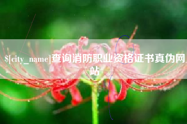 齐齐哈尔查询消防职业资格证书真伪网站