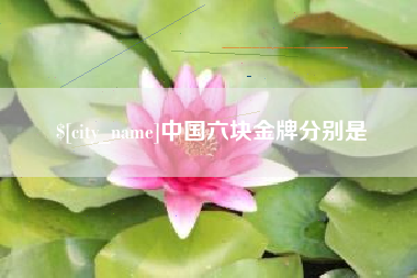 齐齐哈尔中国六块金牌分别是