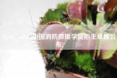 齐齐哈尔中国消防救援学院招生章程公布!
