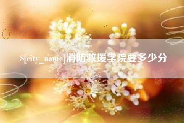 齐齐哈尔消防救援学院要多少分